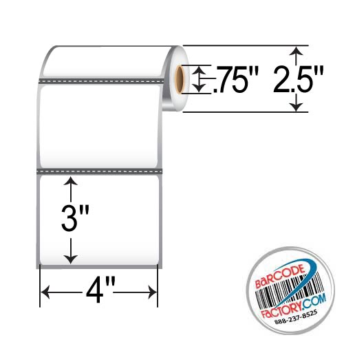 Rouleau d'étiquettes thermique Zebra Z-Select 2000D QL420/Plus, ZQ630