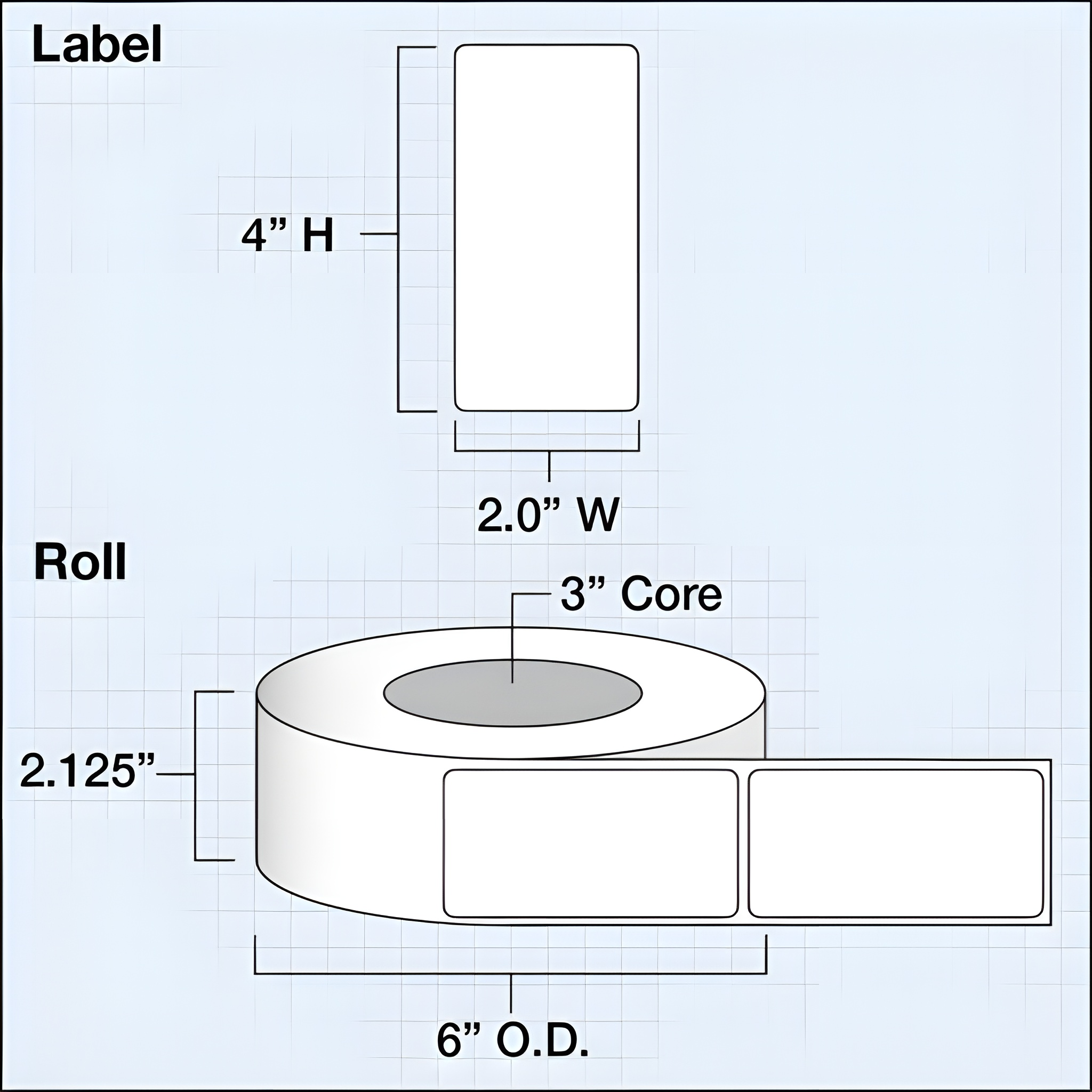 Sector9 2x4  Inkjet Label 74856