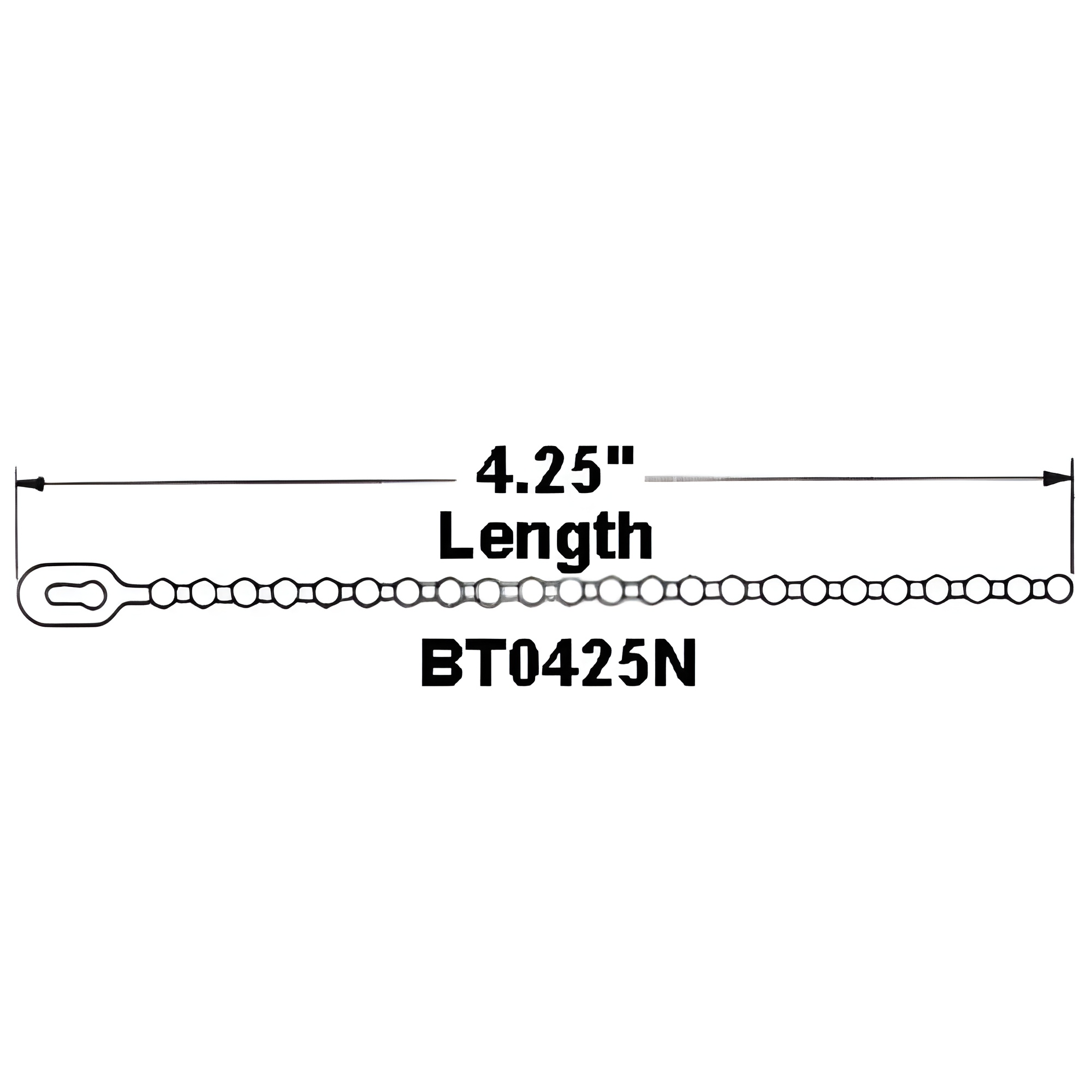 Tach-It Beaded Cable Ties BT0425N
