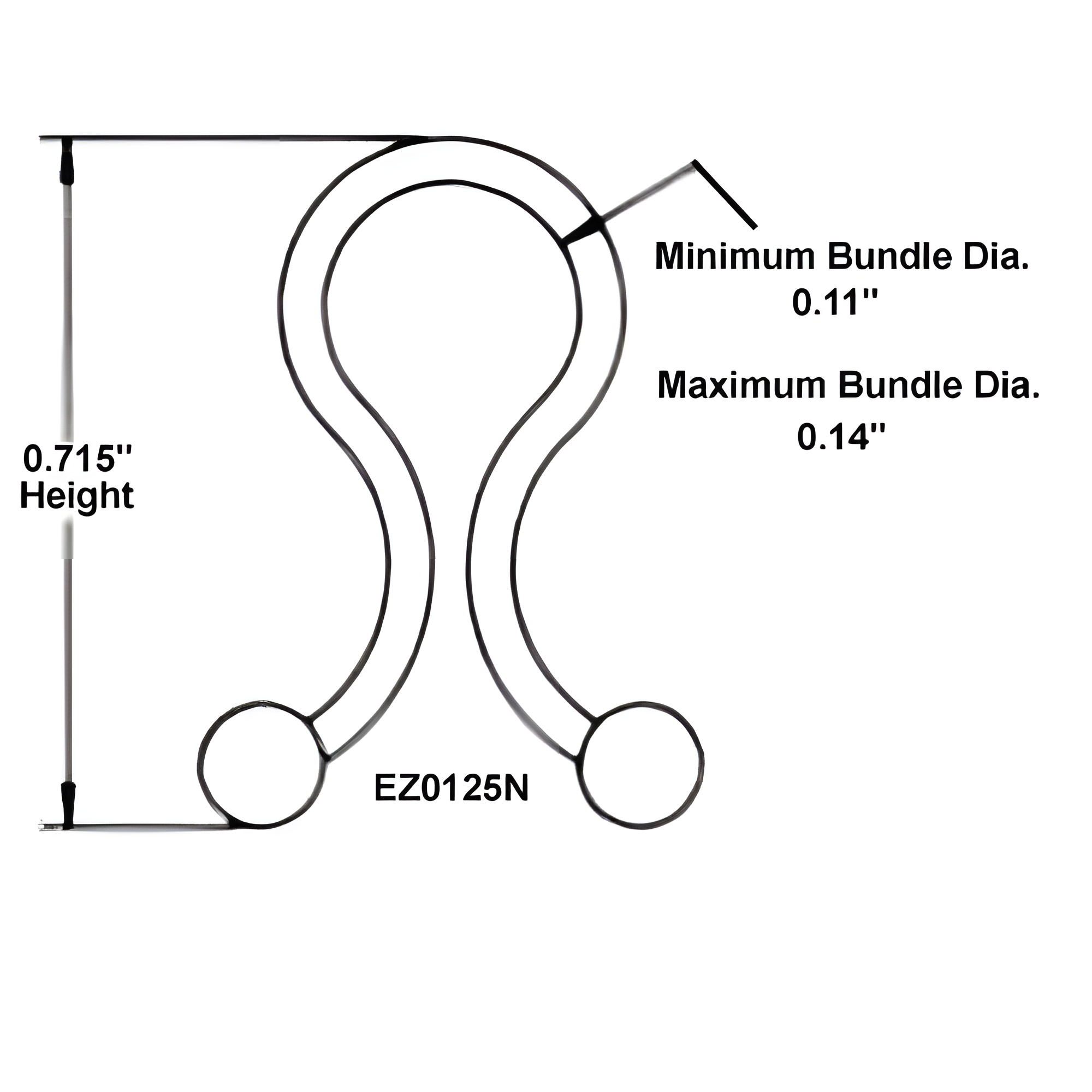 Tach-It Cable Tie Twist Lock EZ0125N