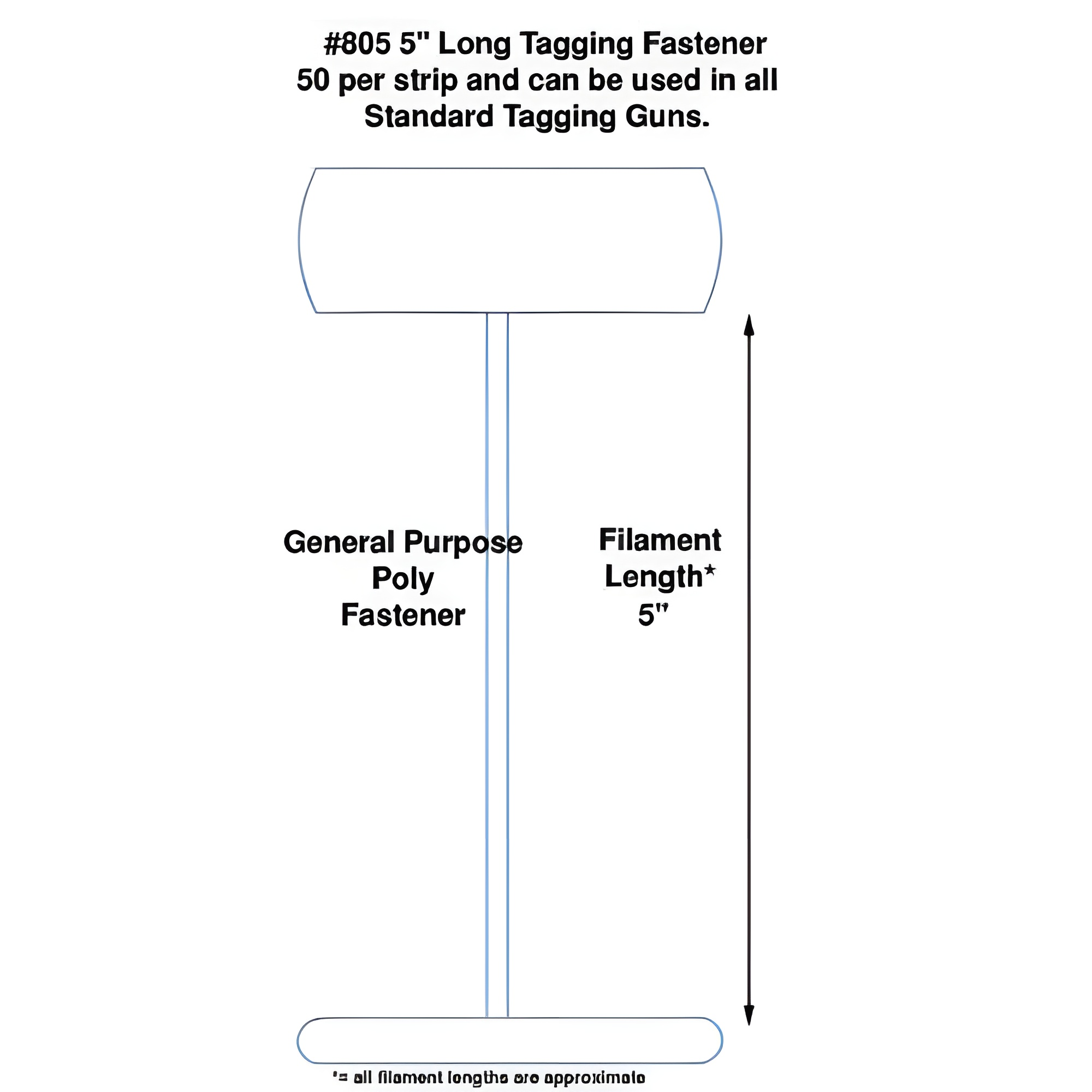 Tach-It Tagging Fasteners 805