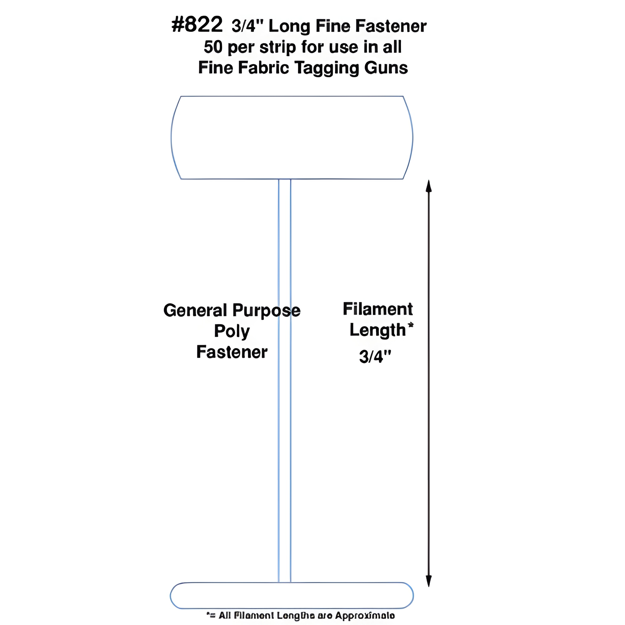 Tach-It Tagging Fasteners 822