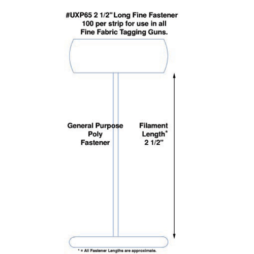 Tach-It Micro-Spaced Tagging Fasteners UXP-65