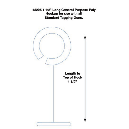 Tach-It Fasteners Hookups 8205