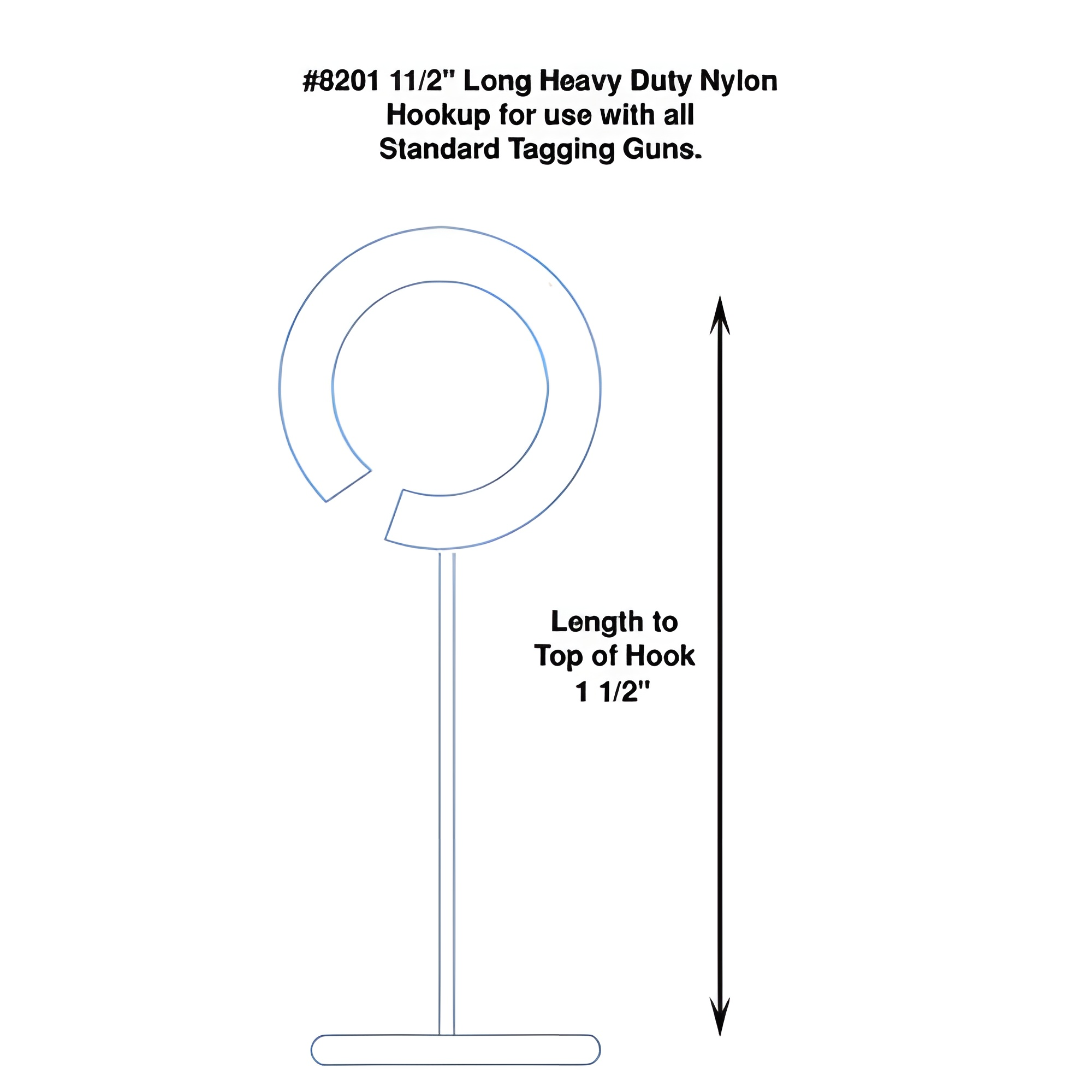 Tach-It Fasteners Hookups 8201