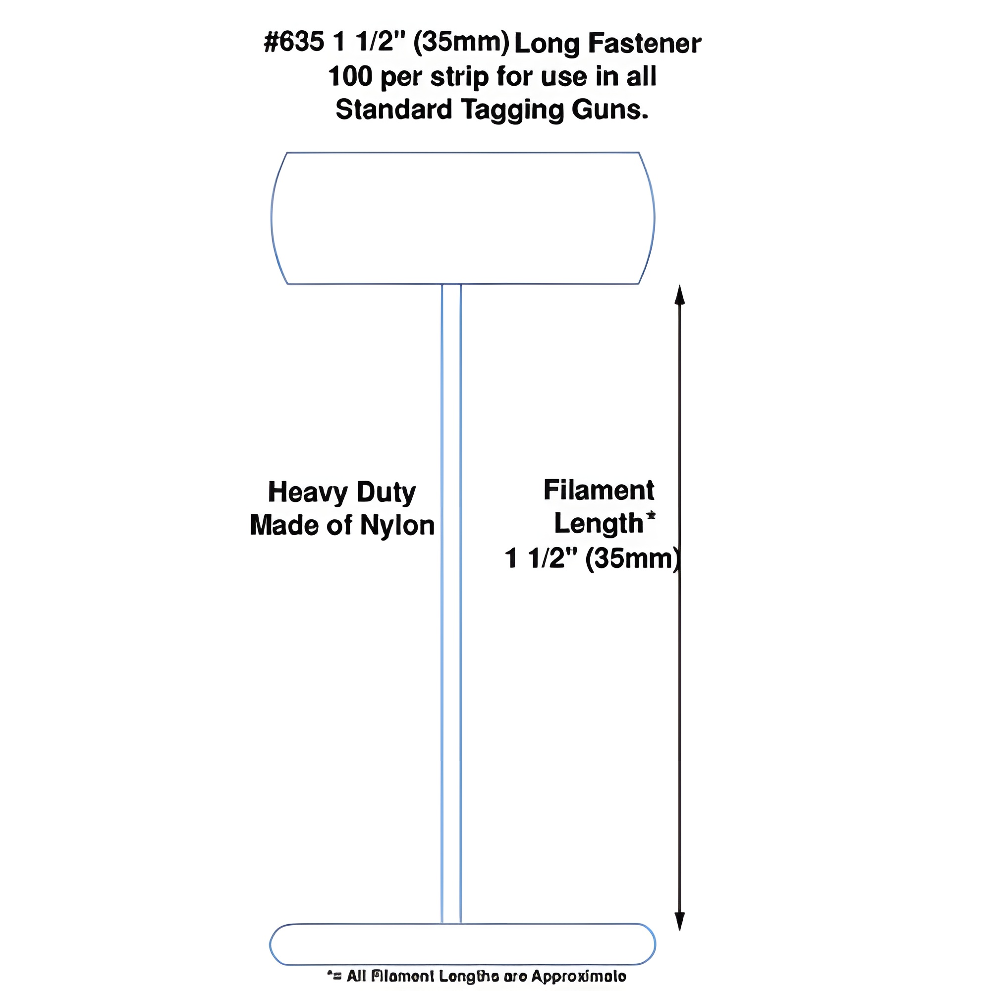 Tach-It Tagging Fasteners 635