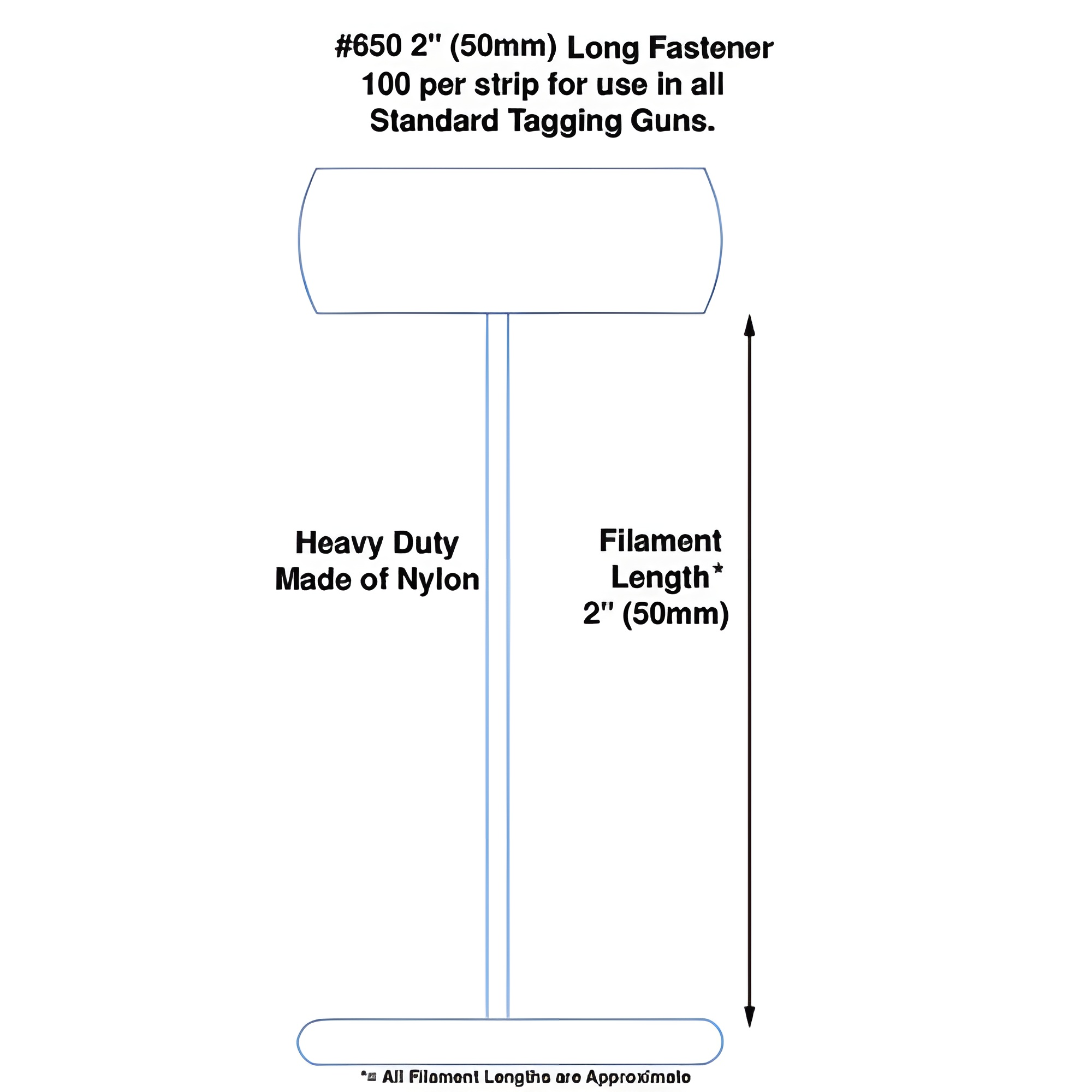 Tach-It Tagging Fasteners 650