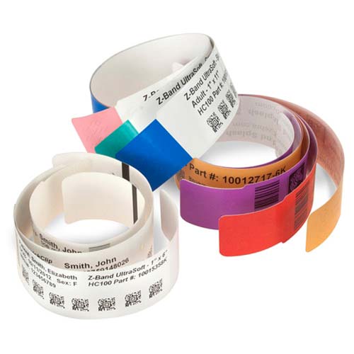 Zebra 1 x 11 DT RFID Wristbands 3014578