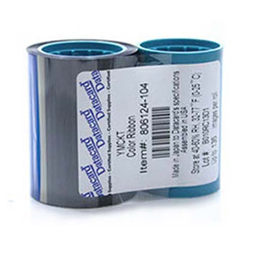 Entrust Datacard 806124-104 YMCKT Four Color ID Card Ribbon - 135 Images 806124-104