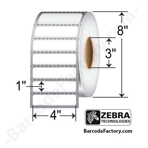 Zebra Z-Perform 2000T 4x1  TT Label [Perforated] 10010244
