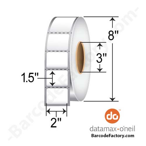 Honeywell 2x1.5  TT Label [Perforated] 420957