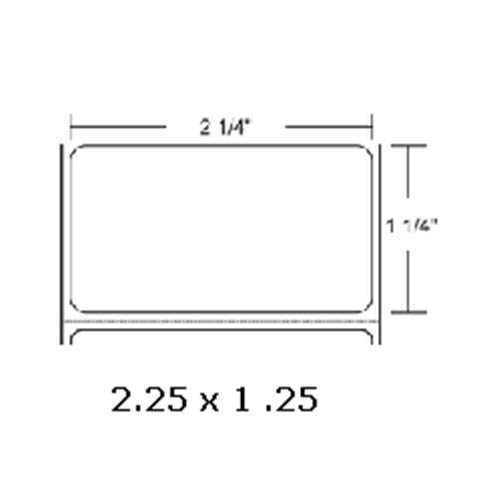 Zebra Barcode Labels - 2-1/4 x 1-1/4 - LV-800522-125