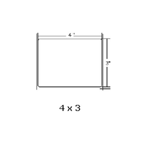 Zebra Z-Select 4000D 4x3  DT Label [Perforated, for Mobile] 800340-305