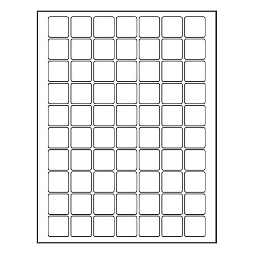 Barcodefactory 1x1 Laser Label BAR-DL10-10-100G