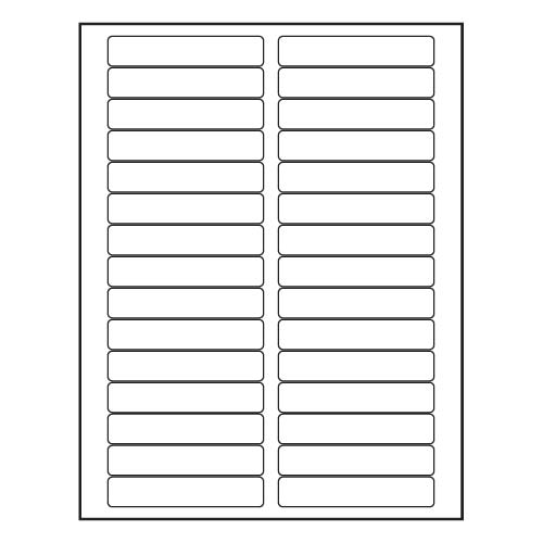 Barcodefactory 3.44x0.67  Laser Label BAR-DL37-66-100G