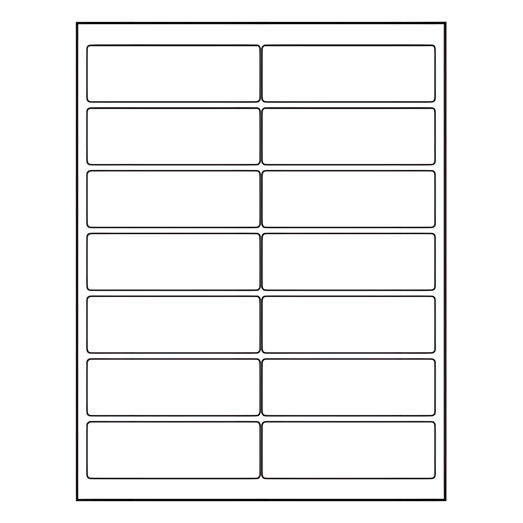 Barcodefactory 4x1.33  Laser Label [Multi Colors] LB400133-CLR