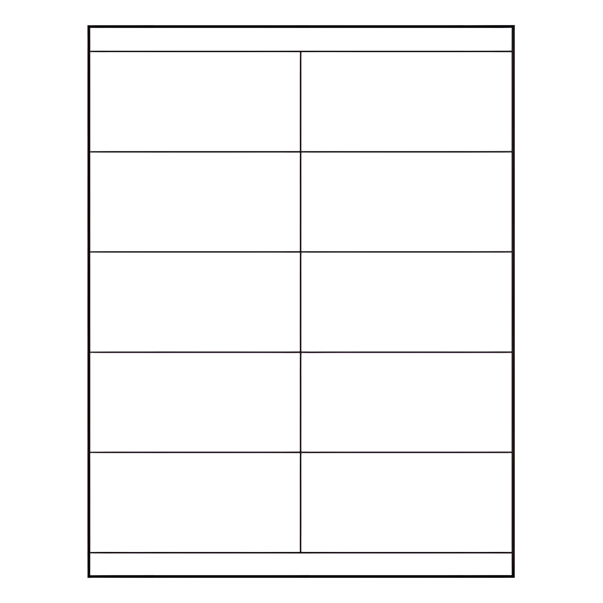 Barcodefactory 4.25x2  Laser Label AL4252-10