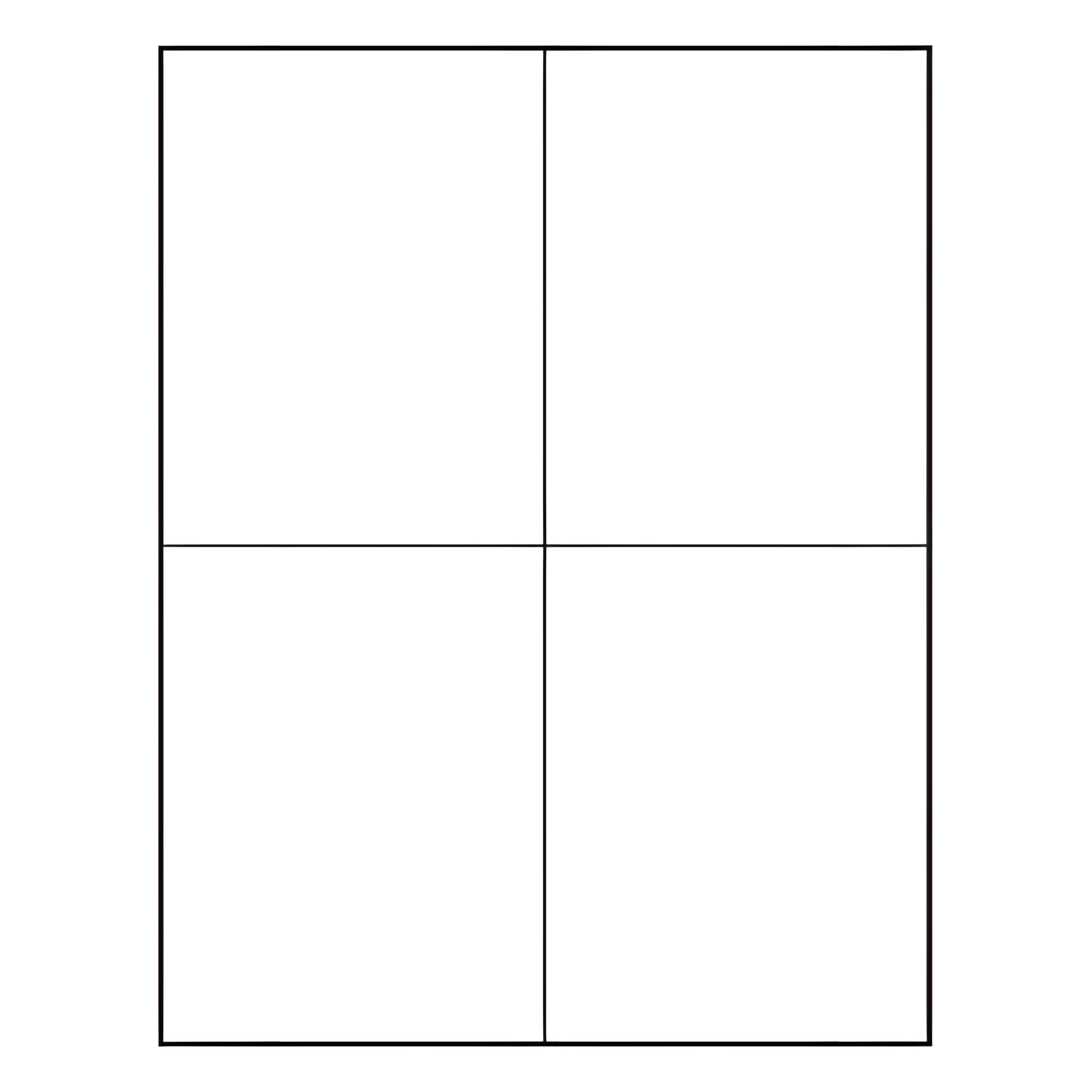 Barcodefactory 4.25x5.5  Laser Label AL42555-4