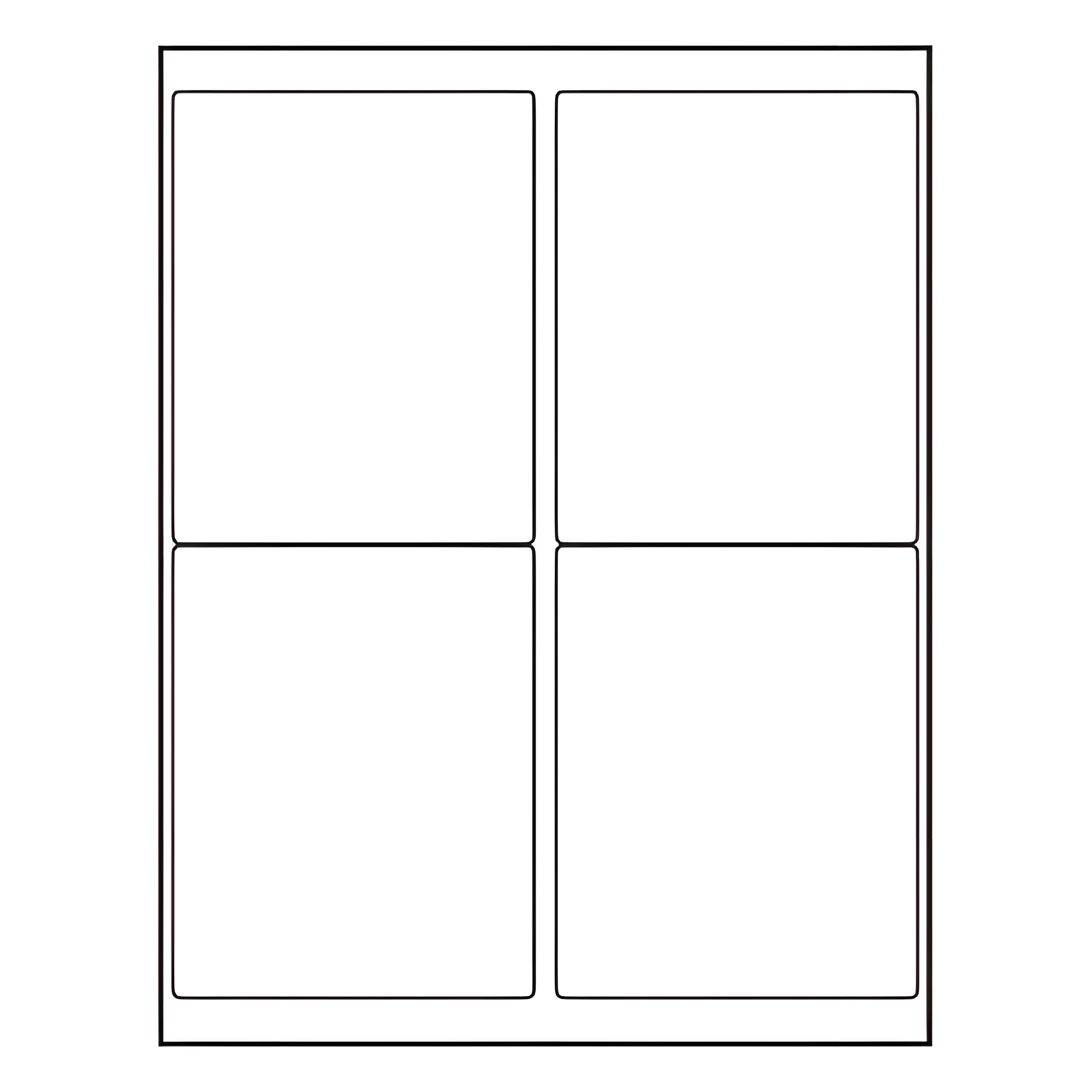 Barcodefactory 4x5  Laser Label AL450-4