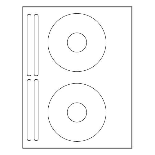 Barcodefactory 4.5x4.5  Laser Label BAR-DL45-45-100G