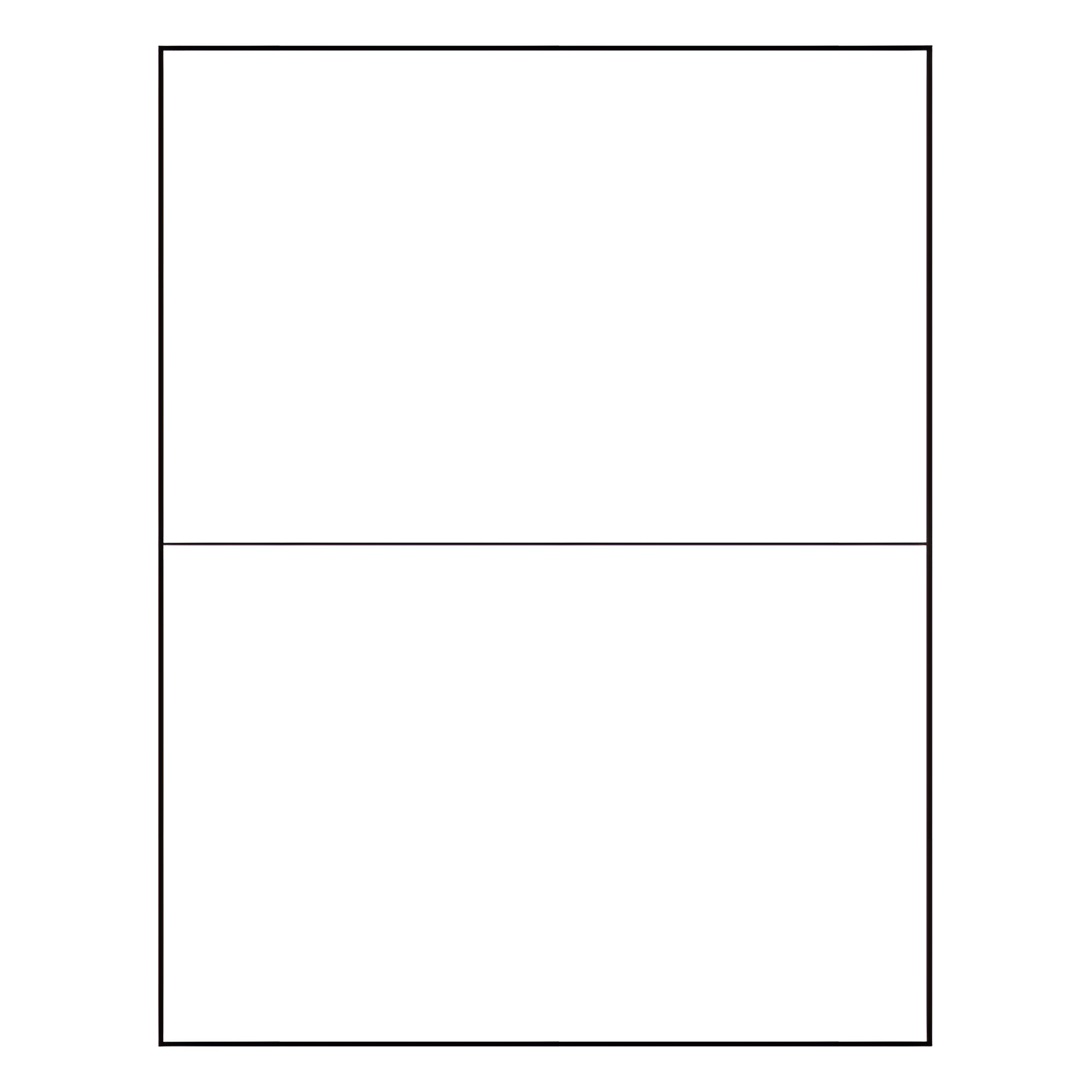 Barcodefactory 8.5x5.5  Laser Label AL8555-2