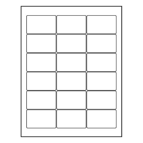 BarcodeFactory 2.5 x 1.563 Laser Sheet Label BAR-RL-25-1563-18-RC