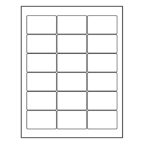 BarcodeFactory 2.5 x 1.563 Laser Sheet Label BAR-RL-25-1563-18-RC