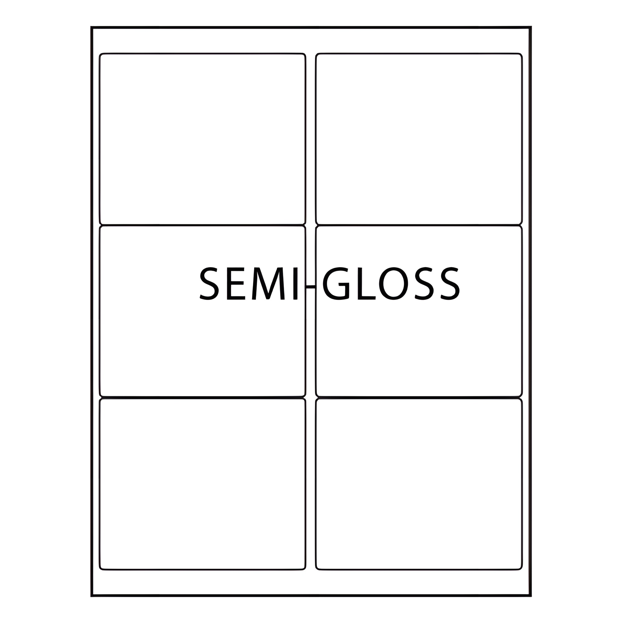 Barcodefactory 4x3.33  Laser Label BAR-RL-4-333-6-SG