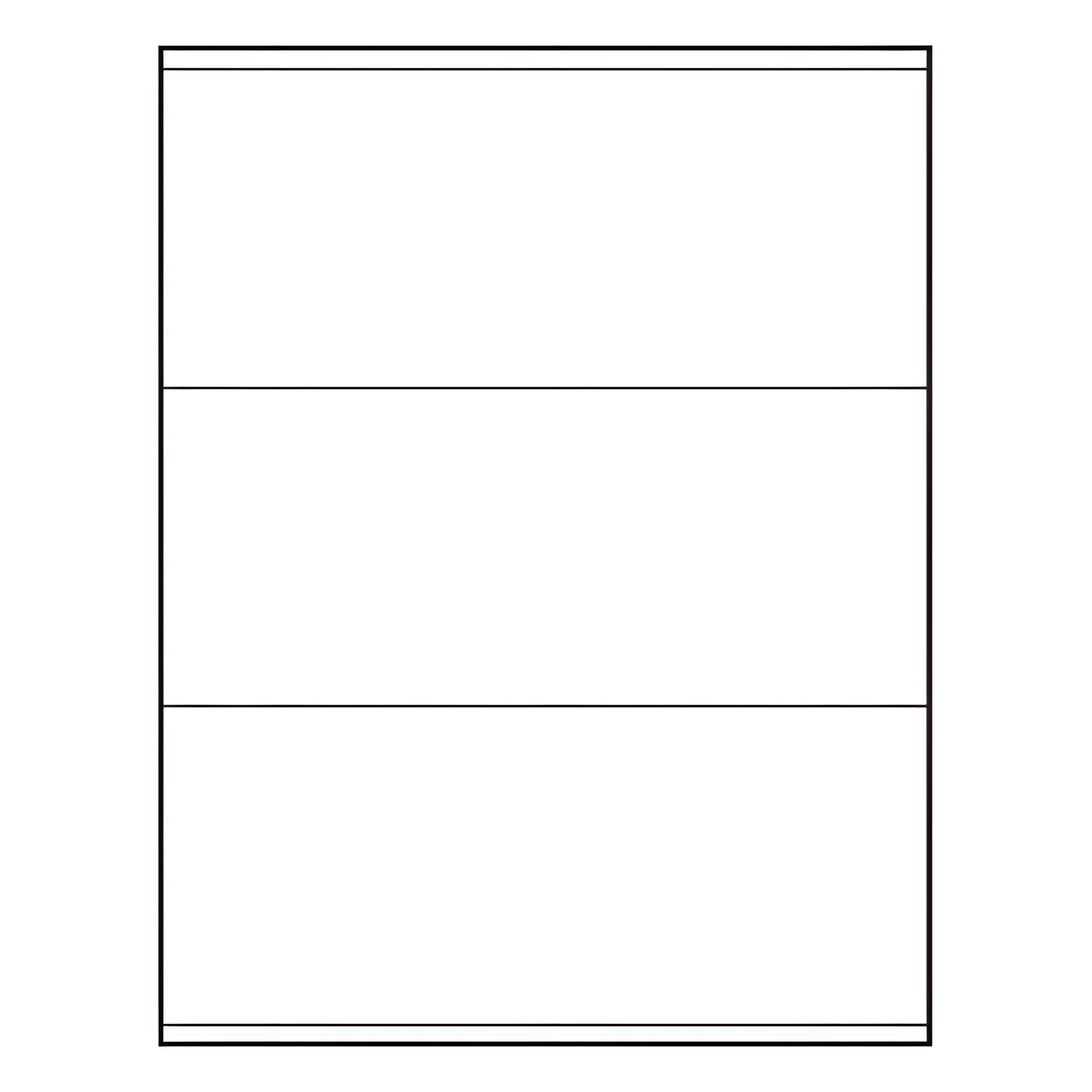 Barcodefactory 8.5x3.5  Laser Label AL8315-3