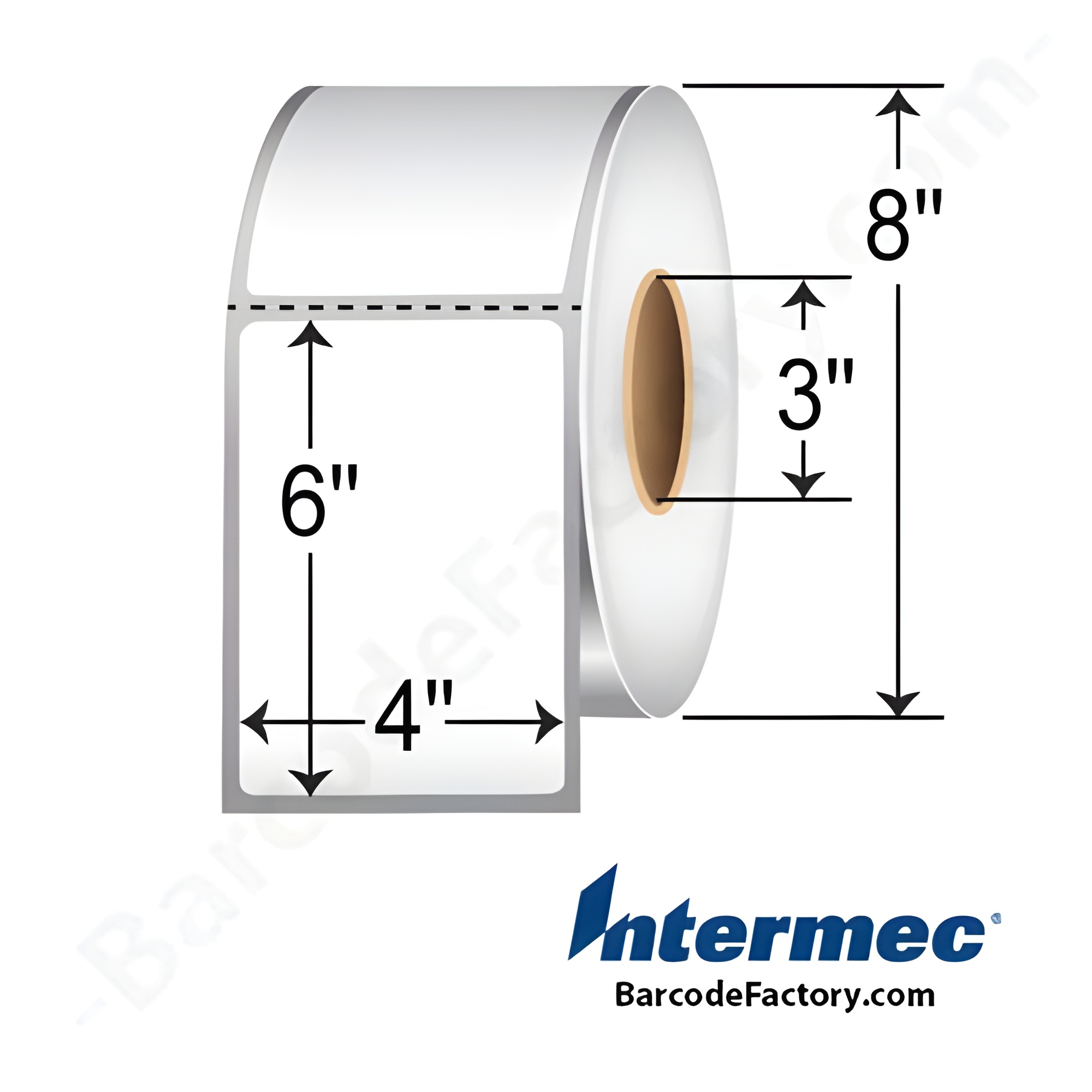 Honeywell 4 x 6 Thermal Transfer Paper Label E06175