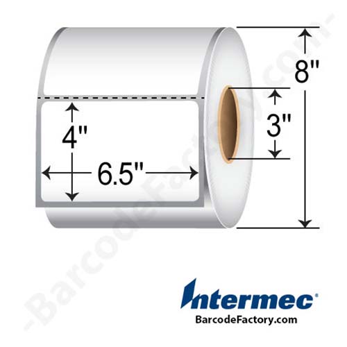 Honeywell 6.5 x 4 Thermal Transfer Paper Label E12404