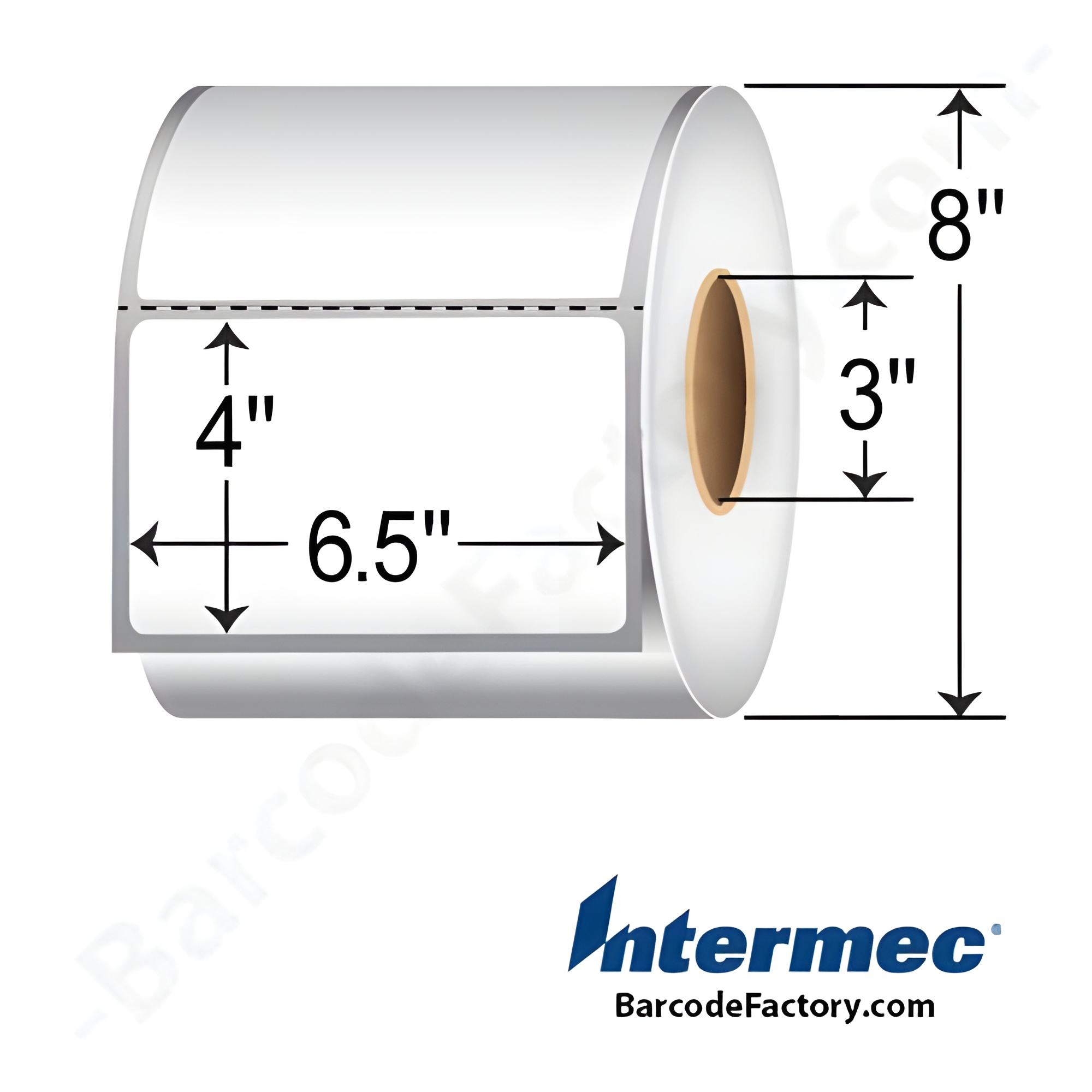Honeywell 6.5 x 4 Thermal Transfer Paper Label E12404