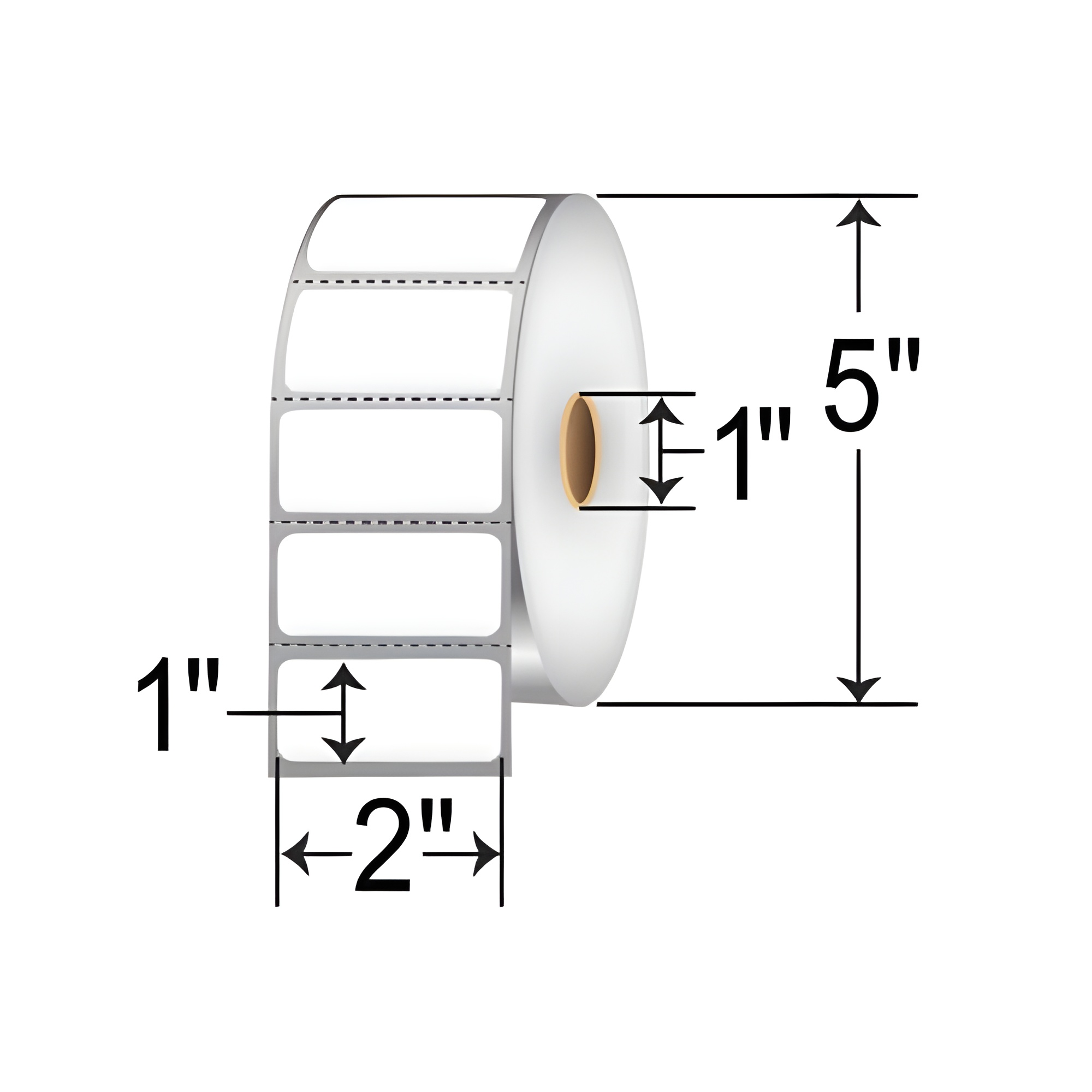Intermec 2 x 1 Thermal Transfer Polyester Label E22233