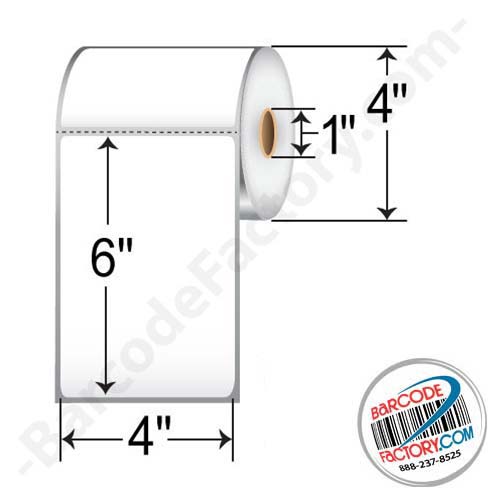 Barcodefactory 4x6  TT Label [Perforated] BAR-4060DD1T10