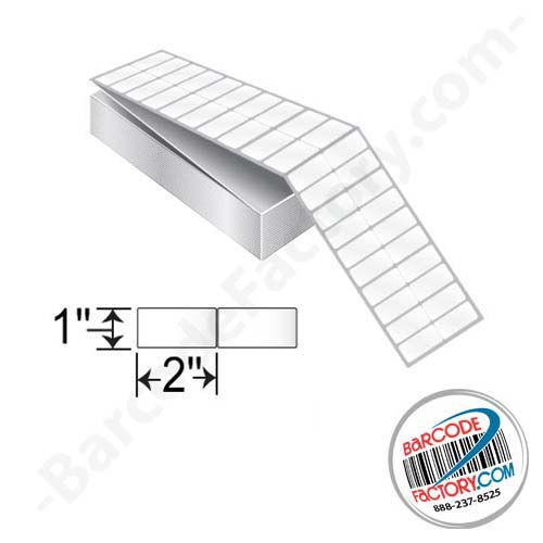 Barcodefactory 2x1  TT Label [Fanfold, 2up, Perforated] L-TT-20102F