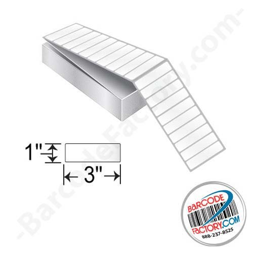 Barcodefactory 3x1  TT Label [Fanfold, Perforated] 670353