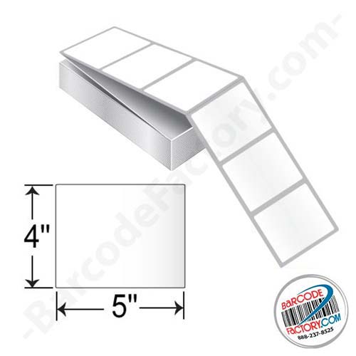 Barcodefactory 5x4  TT Label [Fanfold, Perforated] L-TT-50401F