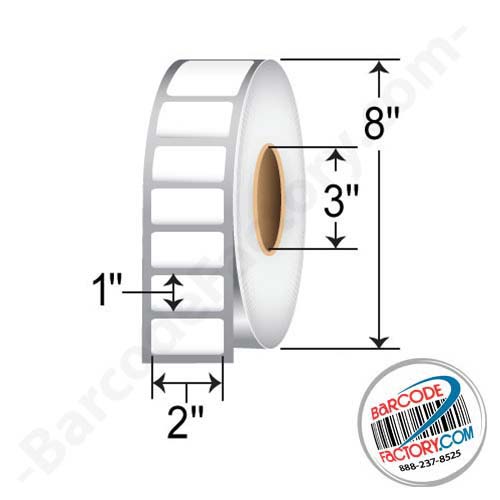 Barcodefactory 2x1  DT Label [Premium Top Coated, Perforated] RD-2-1-5500-3