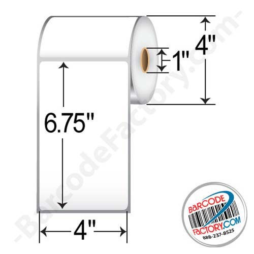 Barcodefactory 4 x 6.75 DT Shipping Label RPS-4-675-250-1