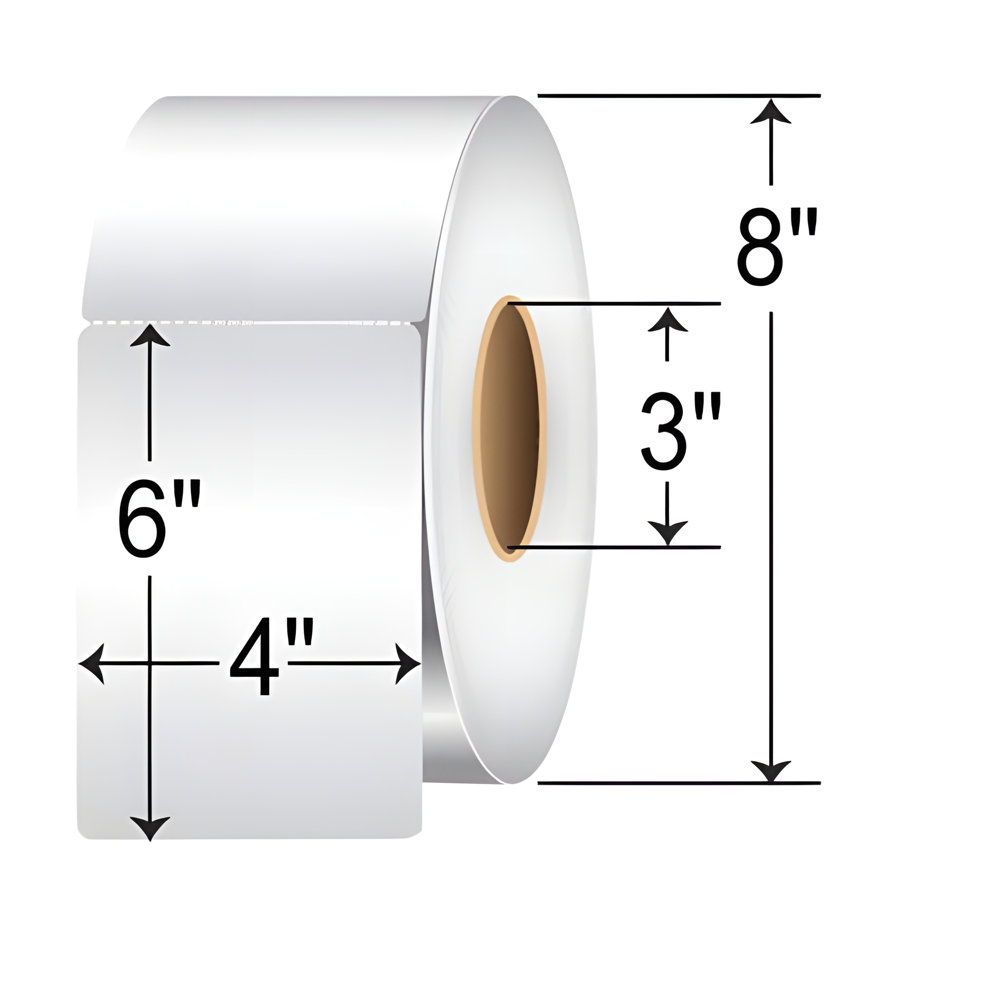 BarcodeFactory 4 x 6 Thermal Transfer Tag-7.5 mil TAG400600P1P38F