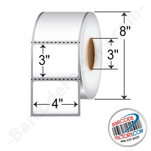 TSC 4x3 Inkjet Paper Label 33-P400300-10CG