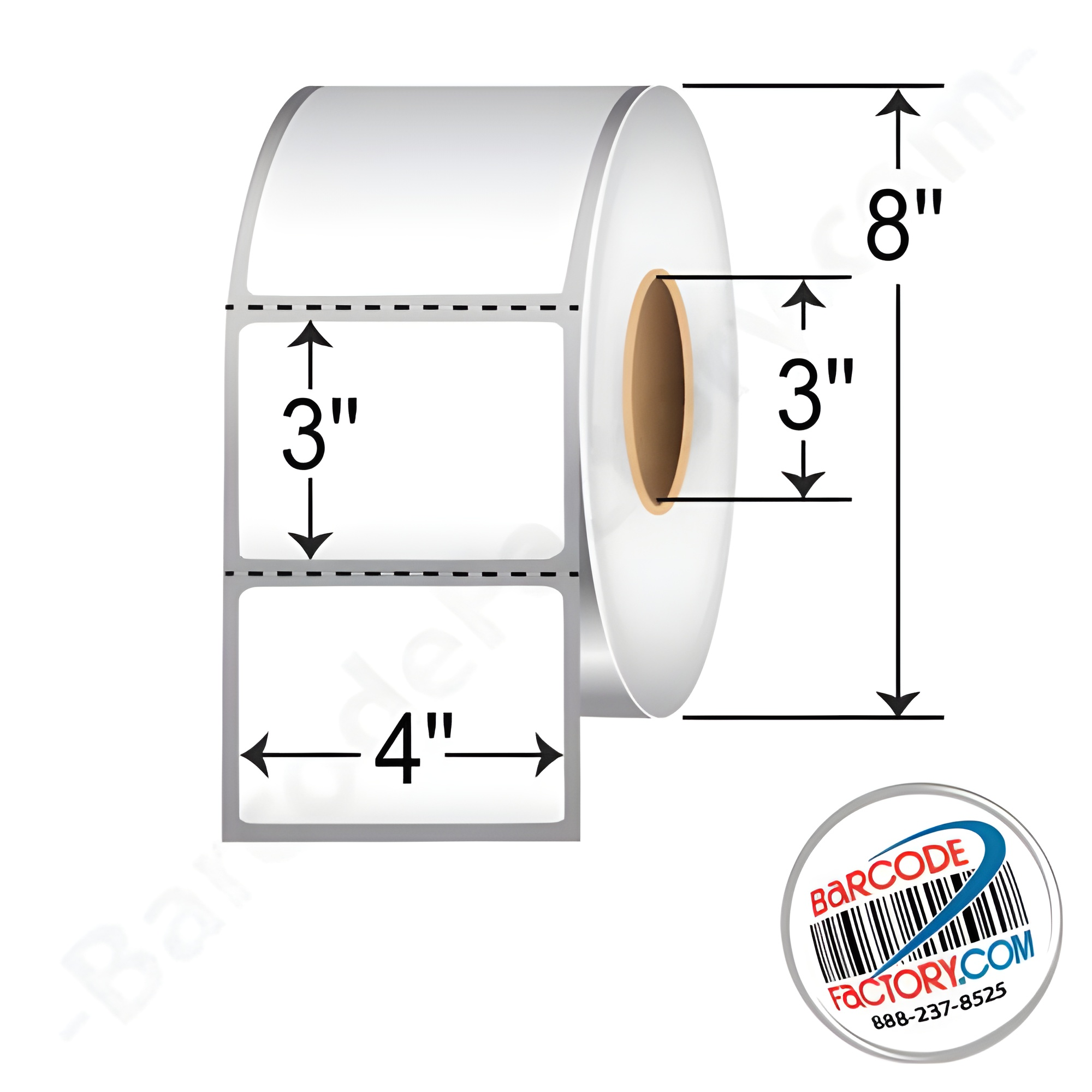 TSC 4x3  Inkjet Label [Perforated] 33-P400300-10CG