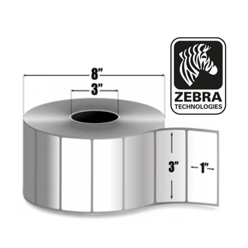10014014 Zebra ZUltimate 4000T 3x1 Polyester TT Label [Ultra