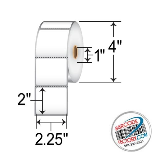 Barcodefactory 2.25x2  TT Label [Perforated] RT-225-2-735-1