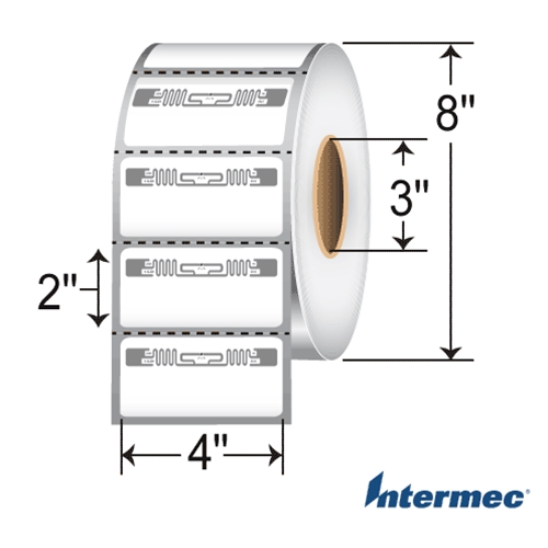 Honeywell 4 x 2 RFID Paper Label ILR00154