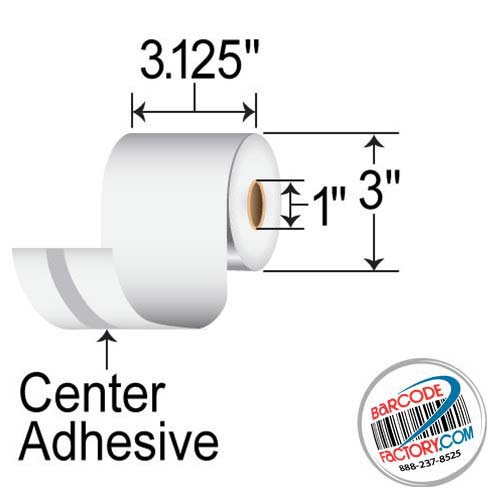 Barcodefactory 3.25x150'  DT Label [Removable] MS318150-24