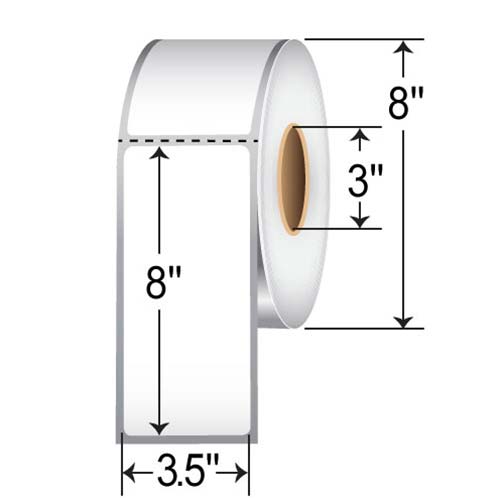 Barcodefactory 3.5x8  TT Label [Perforated] rt-35-8-750-3