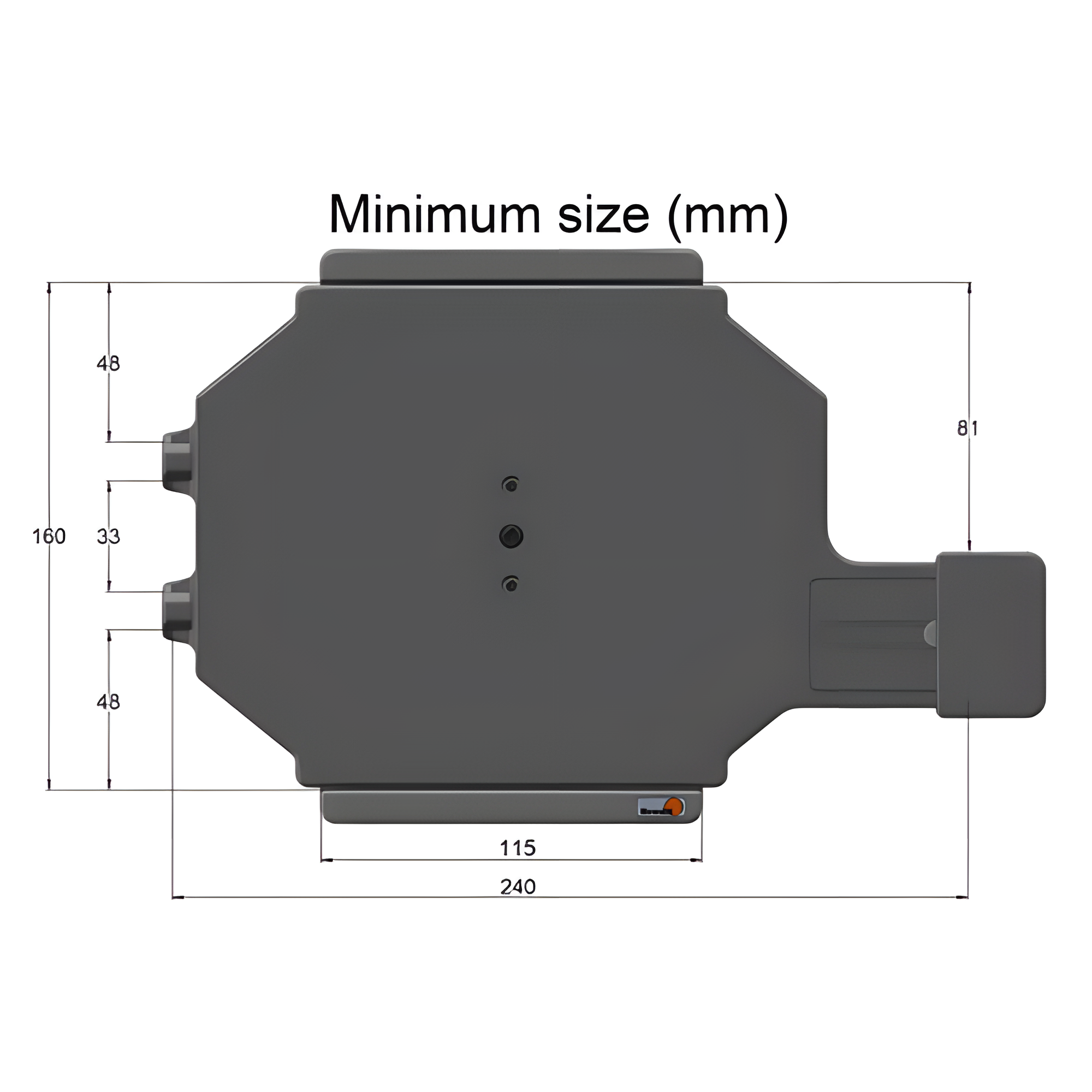 ProClip Large Universal Tablet Holder w/Key Lock 539855