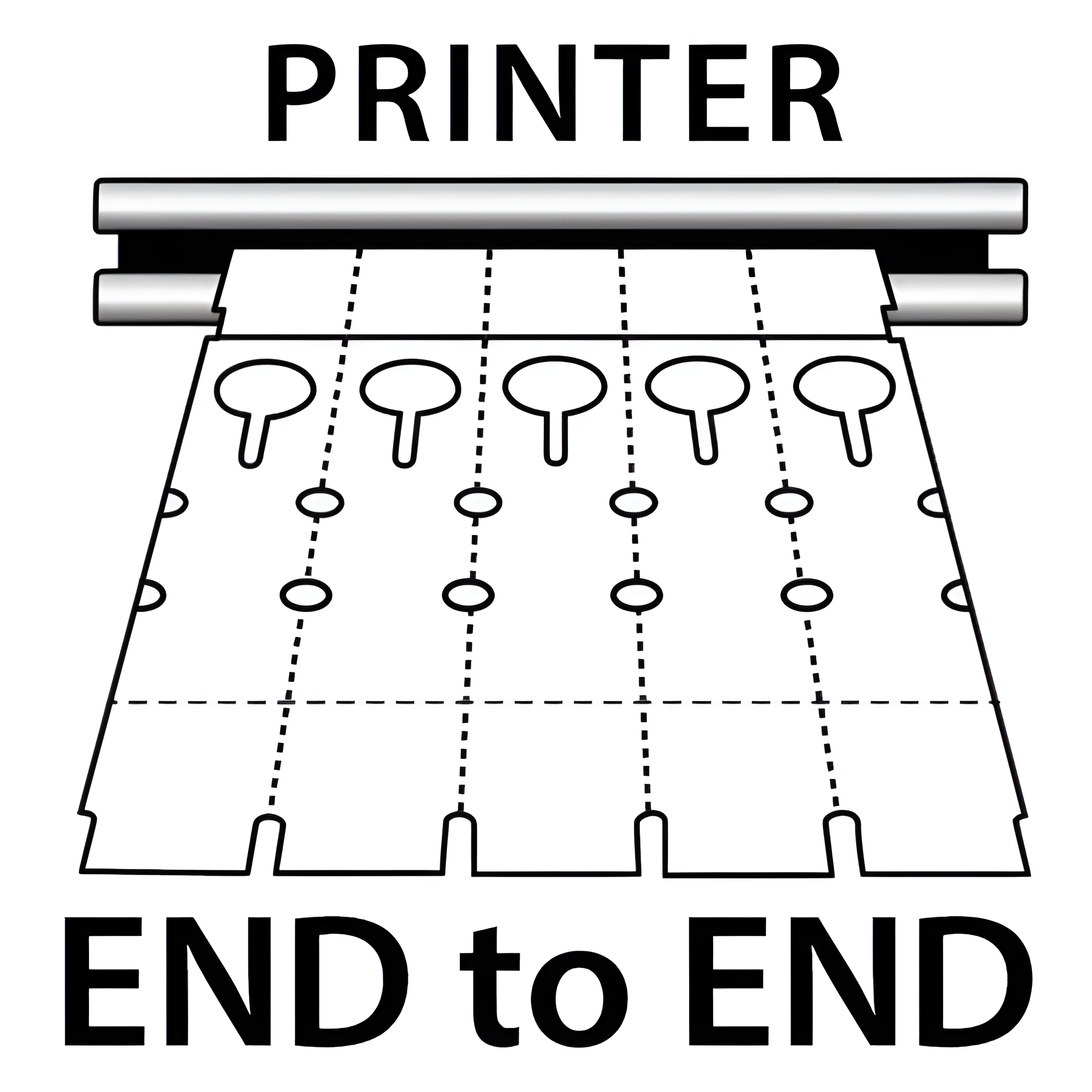 BarcodeFactory 10x1 Thermal Lime Tree Wrap Tags [Perforated] BAR-EP10X1X5P-LM-EA