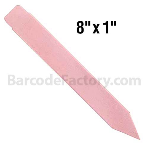 BarcodeFactory 8x1 Thermal Pot Stakes BAR-SS8X1-PK